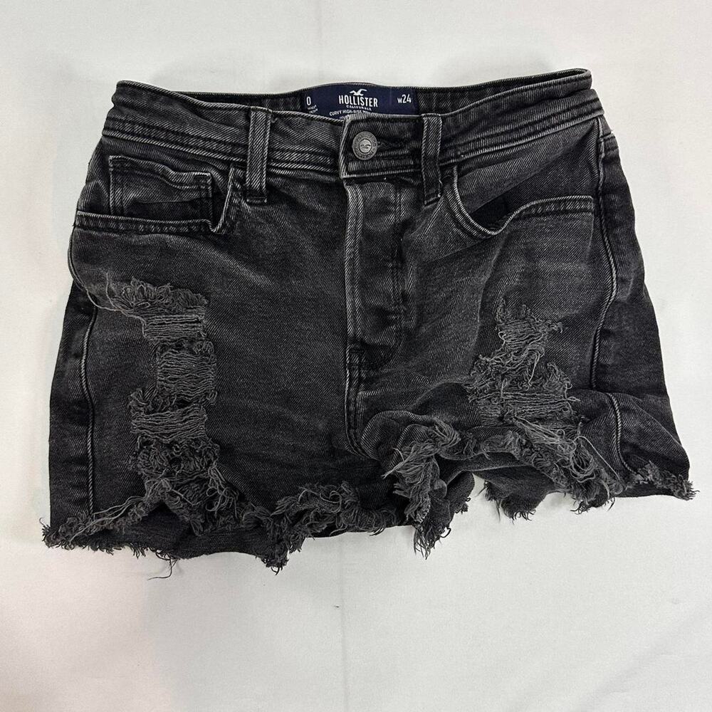 Hollister Co Curvy High Rise Mom Short 3’ Waist 24 Size 0